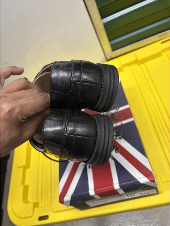 English Laundry Wesley Black Cap Toe Dress Shoes Size 3 Lace-Up